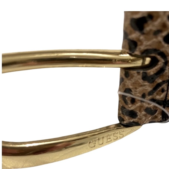 GUESS Animal Print Belt With Studs Size Small - Picture 7 of 7